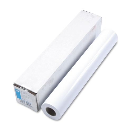 Copy & Printer Paper | HP Q6574A 24 in. x 100 ft. 7 mil DesignJet Large Format Paper for Inkjet Prints - Gloss White (1-Roll) image number 0