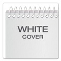 Notebooks & Pads | TOPS 8030 4 in. x 8 in. 70 Sheets Reporter's Notebook - Wide/Legal Rule, White Cover (12/Pack) image number 3