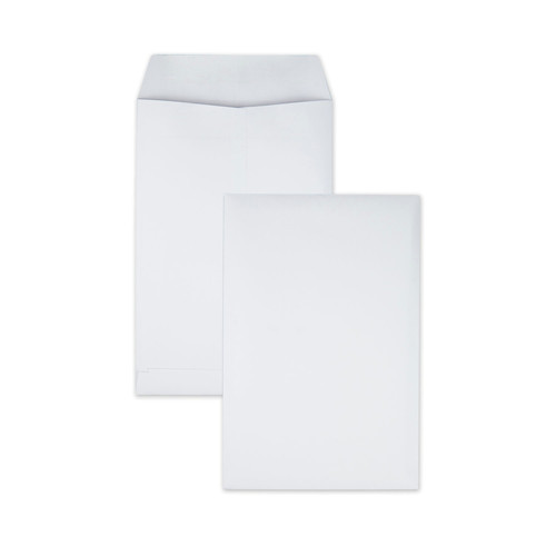 Envelopes & Mailers | Quality Park QUA43117 6 x 9 Redi-Seal Cheese Blade Flap Catalog Envelope - White (100/Box) image number 0