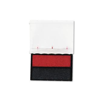 Trodat P4850BR 0.19 in. x 1 in. Printy Replacement Pad for Trodat Self-Inking Stamps - Blue/Red