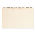 File Folders | Smead 78278 Legal Size K-Style Fasteners Punched Replacement Pressboard Mortgage File Dividers - Manila (12/Box) image number 1