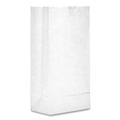 Paper Bags | Ross & Wallace Paper Products 120306500PK/BL 5.88 in. x 3.63 in. x 11 in. #6 Size Grocery Paper Bags - White (500/Bundle) image number 2