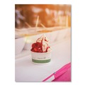 Food Trays, Containers, and Lids | Vegware SC-06G 3.5 in. x 1.7 in. 6 oz. Compostable Paper Soup Containers - Green/White (1000/Carton) image number 4