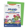 Cover & Cardstock | Prang P9603 9 in. x 12 in. 50 lb Text Weight SunWorks Construction Paper - Bright Green (50/Pack) image number 0