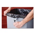 Trash & Waste Bins | Rubbermaid Commercial 2143862 Universal Square Trash Can with Swing Lid 23 gal Plastic Gray image number 2