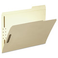 File Folders | Smead 14538 1/3-Cut Tabs Right 0.75 in. Expansion 2 Fasteners Letter Size Top Tab Fastener Folders - Manila Exterior (50/Box) image number 0