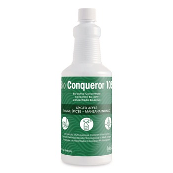 Fresh Products 105Q-F-000I012M-01 Terminator 32 oz Bottles All-Purpose Cleaner/Deodorizer - Spiced Apple (12/Carton)