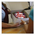 Food Trays, Containers, and Lids | SCT 1593 14 in. x 14 in. x 6 in. Paper Standard Bakery Boxes - White (50/Carton) image number 1