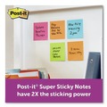 Notebooks & Pads | Post-it Notes Super Sticky 654-5SSUC 3 in. x 3 in. Pads in Energy Boost Collection Colors (5 Pads/Pack) image number 3