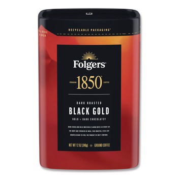  | Folgers 2550012722 12 oz Bag Black Gold Coffee