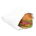 Food Trays, Containers, and Lids | Bagcraft 300496 ToGo! 5.25 in. x 12 in. Foil Insulator Deli and Sandwich Bags - White (500/Carton) image number 2