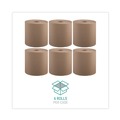Paper Towels and Napkins | Windsoft WIN12806 8 in. x 800 ft. Hardwound Roll Towels - Natural (6 Rolls/Carton) image number 3