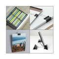 Binding Spines & Combs | Universal UNV11160 Binder Clips with Storage Tub - Small/Medium, Black/Silver (60/Pack) image number 4