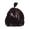 Trash Bags | Heritage X8046SK R01 Low Density 45 Gallon 40 in. x 46 in. Repro Can Liners - Black (5 Rolls/Carton) image number 3