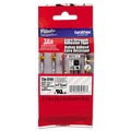 Labels | Brother P-Touch TZES141 0.7 in. x 26.2 ft. TZe Standard Adhesive Laminated Labeling Tape - Black on Clear image number 0