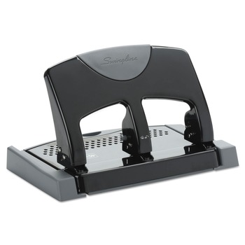 JUST LAUNCHED | Swingline A7074136 45-Sheet SmartTouch 3-Hole Punch 9/32 in. Holes - Black/Gray