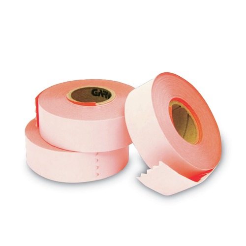 Stamps & Stamp Supplies | Garvey 090951 0.44 in. x 0.81 in. Two-Line Pricemarker Labels - Fluorescent Red (3/Box) image number 0