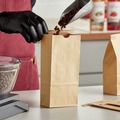 Coffee | Bagcraft 300950 1/2 lbs. Coffee Bag Poly Lined Tin Ties - Natural (1000/Carton) image number 1