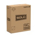Cups and Lids | SOLO TL38R2-0007 Traveler Dome Hot Cup Lid Fits 8 oz Cups - White (100/Pack, 10 Packs/Carton) image number 0