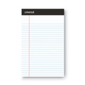 Notebooks & Pads | Universal UNV56300 5 in. x 8 in. Premium Narrow Rule Writing Pads - White (6/Pack) image number 7