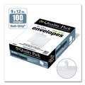 Envelopes & Mailers | Quality Park QUA44582 9 in. x 12 in. #10 1/2 Cheese Blade Flap Redi-Strip Catalog Envelope - White (100/Box) image number 4
