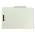 File Folders | Smead 19022 2 in. Expansion Recycled Pressboard Classification Folders - Gray-Green/Legal Size (10/Box) image number 7