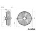  | Metabo AV18 Cordless Lithium-Ion 3-Speed 14 in. Industrial Fan (Tool Only) image number 2