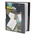 Notebooks & Pads | Cardinal 50232 ShowFile Display Book with Custom Cover Pocket and 24 Letter-Size Sleeves - Black image number 1