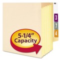 Just Launched | Smead 75174 5-1/4 in. Expansion End Tab File Pockets with Tyvek - Letter, Manila (10/Box) image number 3