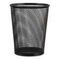 Back to School Sale | Universal UNV20013 4.38 in. x 5.38 in. Steel Mesh Pencil Cup - Jumbo, Black image number 0