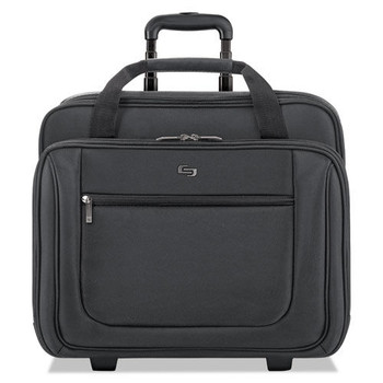 SOLO PT136-4 17.5 in. x 9 in. x 14 in. Polyester Classic Rolling Case Fits Devices Up to 17.3 in. - Black