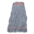 Mops | Carlisle 369423B14 43 x 6 x 3 Looped-End Cotton Mop - Medium/Red image number 0