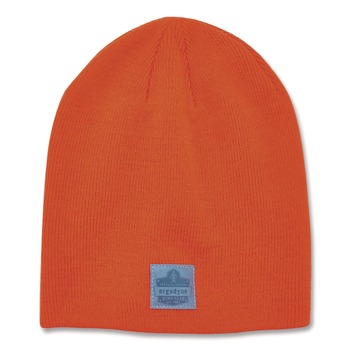 Ergodyne 16814 N-Ferno 6812 One Size Fits Most Rib Knit Beanie - Orange