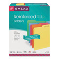 File Folders | Smead 11993 0.75 in. Expansion Reinforced 1/3-Cut Top Tab Colored File Folders - Letter Size/Assorted Colors (100/Box) image number 3