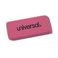 Erasers & Correction Supplies | Universal UNV55120 Rectangular Bevel Block Pencil Erasers - Small, Pink (20/Pack) image number 3
