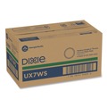 Bowls and Plates | Dixie UX7WS Pathways Soak-Proof Shield WiseSize 6.88 in. Paper Plates - Green/Burgundy (125/Pack) image number 3