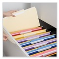 Just Launched | Universal UNV12122 1/3-Cut Center Top Tab File Folders - Letter Size, Manila (100/Box) image number 3