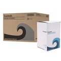 Cutlery | Boardwalk BWKPPRSTRWUW 7.75 in. x 0.25 in. Unwrapped Paper Straws - White (4800/Carton) image number 0