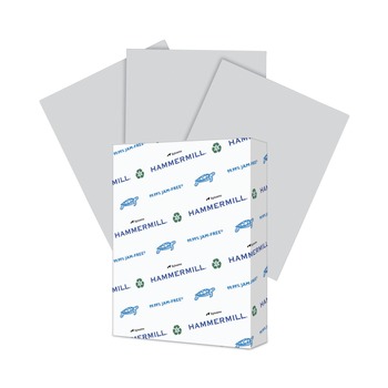 COPY AND PRINTER PAPER | Hammermill 10288-9 Colors 20 lbs. 8.5 in. x 11 in. Print Paper - Gray (500/Ream)