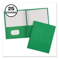 Just Launched | Avery 47977 0.5 in. Capacity 11 in. x 8.5 in. Prong Fastener Two-Pocket Folder - Green (25/Box) image number 4