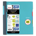 Notebooks & Pads | Five Star 06324 11 in. x 8.5 in. Sheets 3-Subject Medium/College Rule Advance Wirebound Notebook - Randomly Assorted Cover Color image number 2