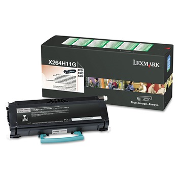 Lexmark X264H11G Return Program 9,000 Page-Yield High-Yield Toner - Black