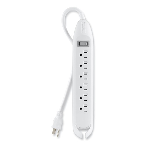Surge Protectors | Belkin F9D160-12 6-Outlet 12 ft. Cord Power Strip - White image number 0