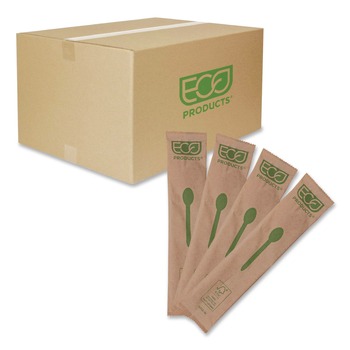 CUTLERY | Eco-Products EP-S213-W General Purpose Spoon Wood Cutlery - Natural (500/Carton)