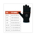 Cleaning Gloves | Ergodyne 17623 ProFlex 7401 Coated Lightweight Winter Gloves - Medium Orange (1-Pair) image number 4