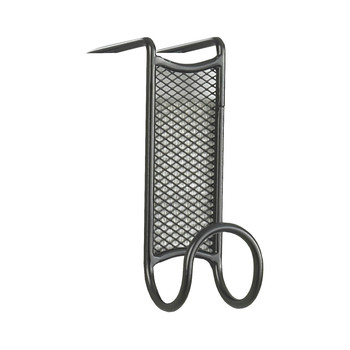 STORAGE AND ORGANIZATION | Safco 4229BL Onyx Steel Panel/Door Coat Hook - Charcoal