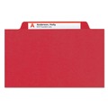 File Folders | Smead 19095 Eight-Section Pressboard Top Tab Classification Folders - Bright Red/Legal Size (10/Box) image number 2