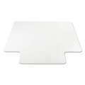 Office Chair Mats | Deflecto CM14113 36 x 48 SuperMat Frequent Use Flat Lipped Chair Mat for Med Pile Carpet - Clear image number 1