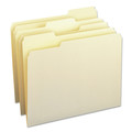 File Folders | Smead 11928 1/3-Cut Tabs Assorted Letter Size 0.75 in. Expansion File Folders - Manila (24/Pack) image number 1