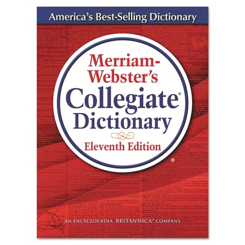 Office & Office Supplies | Merriam Webster MER809-5 11th Edition Merriam-Webster's Hardcover Collegiate Dictionary, 1,664 Pages image number 0